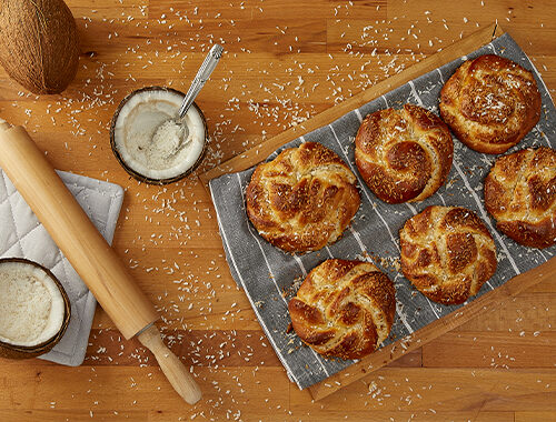 Brioche au coco rapé